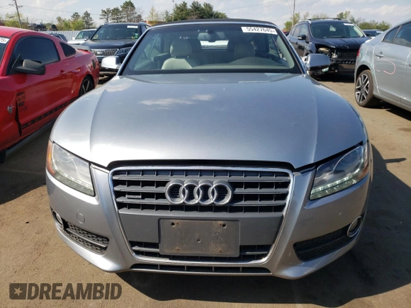 2011 Audi A5 Premium Plus with VIN WAULFAFH2BN018775, listed as a Copart auction lot 55427645 with 93,984 mi miles and Salvage title. Bid and sale history available at DreamBid. Image 5.