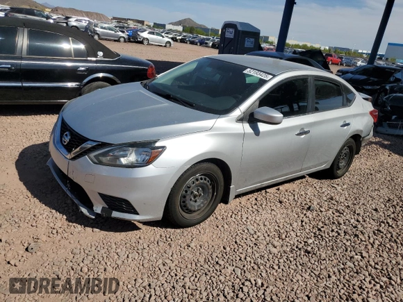 2017 Nissan Sentra S with VIN 3N1AB7AP6HY237695, listed as a Copart auction lot 52193425 with 187,850 mi miles and Salvage Title. Bid and sale history available at DreamBid. Image 1.