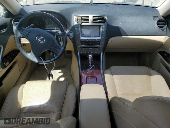 2006 Lexus IS 350 z VIN JTHBE262865002636, wystawiony jako Copart lot #59019725 z przebiegiem 159 559 mil mil oraz Czysty tytuł • Clean title. Historia ofert i sprzedaży dostępna na DreamBid. Obrazek 8.