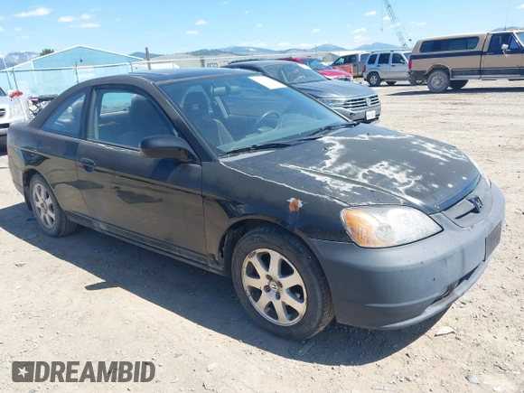 2003 Honda Civic EX with VIN 1HGEM229X3L065427, listed as a IAAI auction lot 42168594 with 164,547 mi miles and . Bid and sale history available at DreamBid. Image 1.