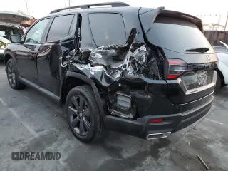 2025 Honda Pilot Sport with VIN 5FNYG2H3XSB011908, listed as a Copart auction lot 84303944 with 2,834 mi miles and Salvage Title. Bid and sale history available at carsss.com. Image 2.