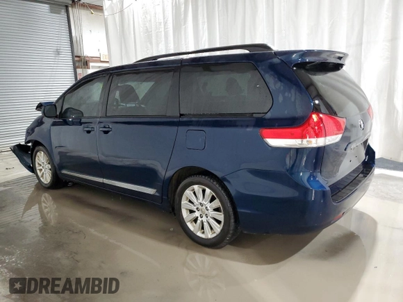 2012 Toyota Sienna LE with VIN 5TDJK3DC1CS040870, listed as a Copart auction lot 46342545 with 189,387 mi miles and Salvage Title. Bid and sale history available at carsss.com. Image 2.