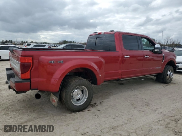2022 Ford F-350 XL with VIN 1FT8W3DT7NED60044, listed as a Copart auction lot 42649375 with Not Provided miles and Salvage Title. Bid and sale history available at DreamBid. Image 3.