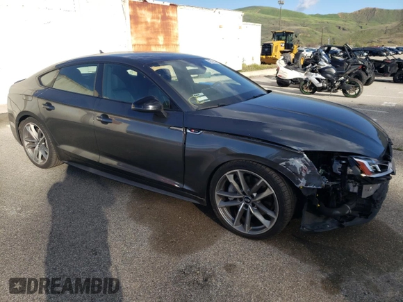 2019 Audi A5 Sportback Premium Plus with VIN WAUENCF5XKA007138, listed as a Copart auction lot 42775813 with 53,501 mi miles. Bid and sale history available at carsss.com. Image 4.