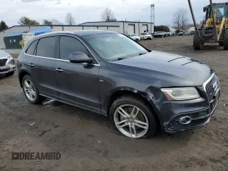 2015 Audi Q5 Premium Plus with VIN WA1DGAFP3FA017072, listed as a Copart auction lot 46908395 with 91,098 mi miles and Salvage Title. Bid and sale history available at carsss.com. Image 4.