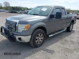 2010 Ford F-150 XL with VIN 1FTFX1EVXAFB78125, listed as a IAAI auction lot 42098532 with 99,060 mi miles. Bid and sale history available at carsss.com. Image 2.