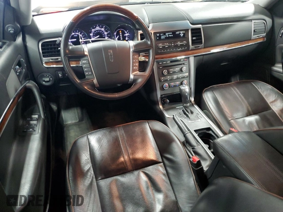 2012 Lincoln MKZ with VIN 3LNHL2GCXCR821600, listed as a Copart auction lot 49785545 with 157,686 mi miles and Salvage Title. Bid and sale history available at DreamBid. Image 8.