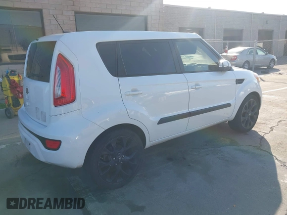 2013 Kia Soul + with VIN KNDJT2A63D7755506, listed as a IAAI auction lot 41852233 with 44,633 mi miles and . Bid and sale history available at DreamBid. Image 4.