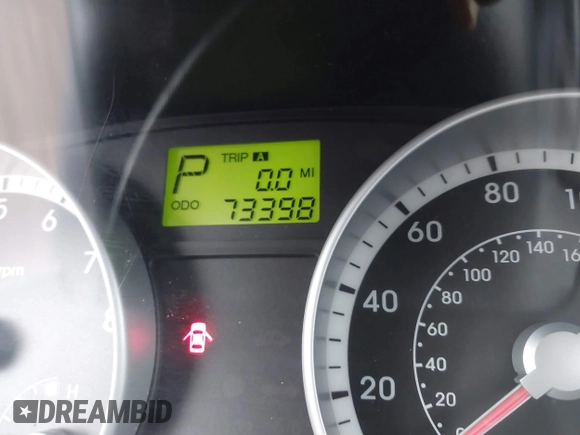 2008 Hyundai Accent GLS with VIN KMHCN46C18U258681, listed as a IAAI auction lot 41849018 with 73,398 mi miles. Bid and sale history available at carsss.com. Image 15.