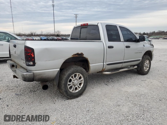 2005 Dodge 2500 SLT z VIN 3D7KS28C35G724397, wystawiony jako Copart lot #47537005 z przebiegiem 255 325 mil mil oraz Szkoda całkowita • Salvage title. Historia ofert i sprzedaży dostępna na DreamBid. Obrazek 3.