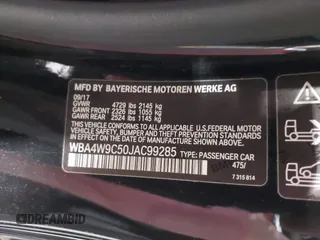 2018 BMW 4 Series 440i xDrive z VIN WBA4W9C50JAC99285, wystawiony jako IAAI lot #42491305 z przebiegiem 153 879 mil mil oraz . Historia ofert i sprzedaży dostępna na DreamBid. Obrazek 9.