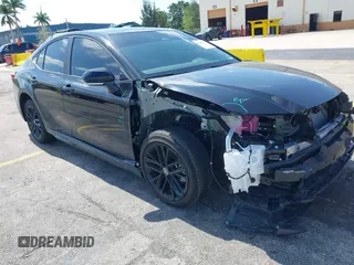 2025 Toyota Camry LE with VIN 4T1DAACK8SU125496, listed as a IAAI auction lot 42206200 with 937 mi miles and . Bid and sale history available at DreamBid. Image 1.