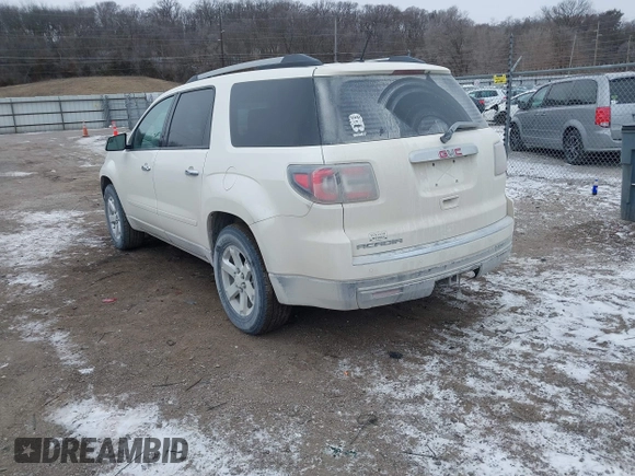 2014 GMC Acadia SLE with VIN 1GKKRPKD2EJ241278, listed as a IAAI auction lot 41398767 with 210,341 mi miles. Bid and sale history available at carsss.com. Image 3.