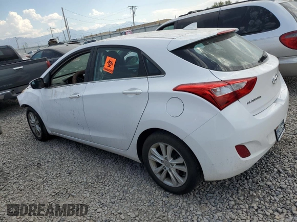 2013 Hyundai Elantra GT with VIN KMHD35LE7DU146905, listed as a Copart auction lot 69042094 with 0 mi miles and Salvage Title. Bid and sale history available at carsss.com. Image 2.