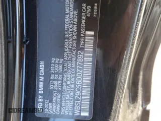 2013 BMW M6 z VIN WBSLZ9C56DDZ77892, wystawiony jako Copart lot #52102785 z przebiegiem 94 380 mil mil oraz Szkoda całkowita • Salvage title. Historia ofert i sprzedaży dostępna na DreamBid. Obrazek 15.