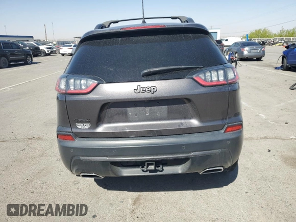 2021 Jeep Cherokee 80th Anniversary with VIN 1C4PJMMX2MD106233, listed as a Copart auction lot 52980415 with 77,979 mi miles and Salvage title. Bid and sale history available at DreamBid. Image 6.