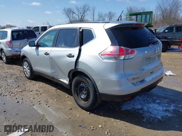 2016 Nissan Rogue S with VIN JN8AT2MV2GW136316, listed as a IAAI auction lot 41921310 with 131,463 mi miles. Bid and sale history available at carsss.com. Image 3.