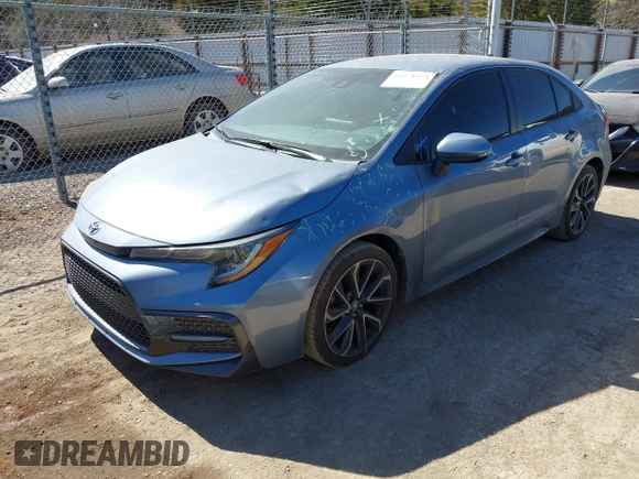 2021 Toyota Corolla SE with VIN JTDS4MCE4MJ060004, listed as a IAAI auction lot 41678974 with 49,424 mi miles and . Bid and sale history available at DreamBid. Image 2.