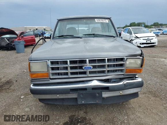 1991 Ford Ranger STX with VIN 1FTCR14X7MPA03412, listed as a Copart auction lot 63078515 with 32,891 mi miles and Salvage title. Bid and sale history available at DreamBid. Image 5.