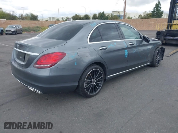 2021 Mercedes-Benz C 300 with VIN W1KWF8DB3MR624918, listed as a IAAI auction lot 41739988 with 63,321 mi miles and . Bid and sale history available at carsss.com. Image 4.