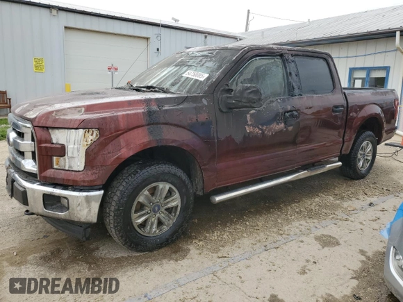 2017 Ford F-150 XL with VIN 1FTEW1EF1HFC21347, listed as a Copart auction lot 54750085 with 174,858 mi miles and Salvage title. Bid and sale history available at DreamBid. Image 1.