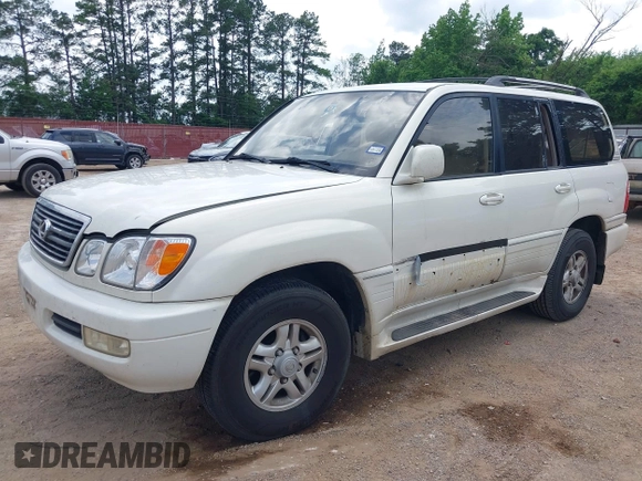 1999 Lexus LX 470 with VIN JT6HT00W5X0065846, listed as a IAAI auction lot 42142816 with 288,854 mi miles and . Bid and sale history available at DreamBid. Image 2.