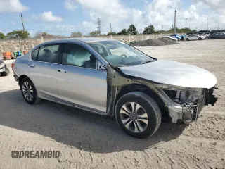 2014 Honda Accord LX with VIN 1HGCR2F31EA225238, listed as a Copart auction lot 45457105 with 58,097 mi miles and Salvage Title. Bid and sale history available at carsss.com. Image 4.