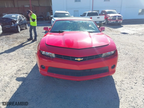 2015 Chevrolet Camaro LT with VIN 2G1FD3D36F9291437, listed as a IAAI auction lot 41492143 with 98,041 mi miles. Bid and sale history available at carsss.com. Image 12.