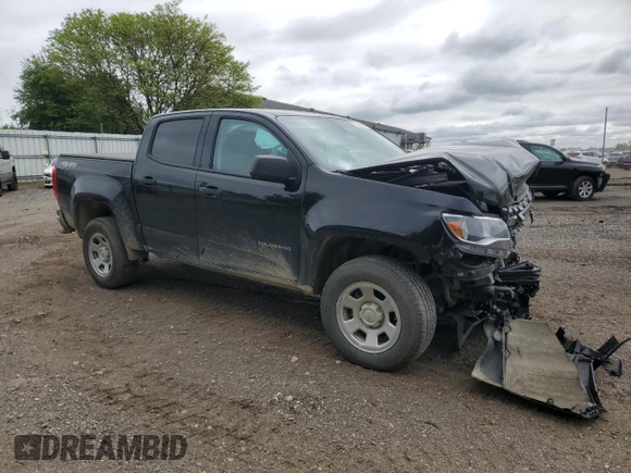 2022 Chevrolet Colorado 4WD Work Truck with VIN 1GCGTBEN2N1321979, listed as a Copart auction lot 57355355 with 20,570 mi miles and Non repairable. Bid and sale history available at DreamBid. Image 4.