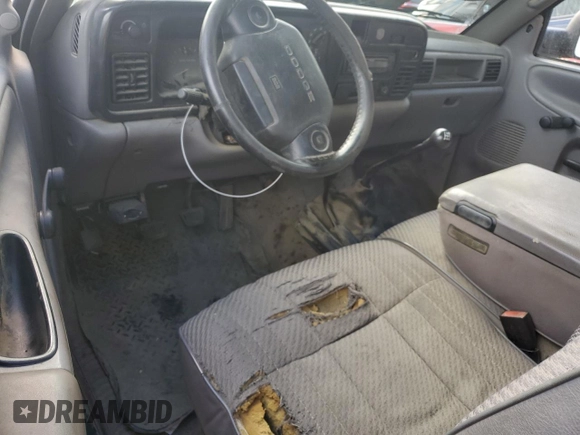 1996 Dodge 2500 with VIN 1B7KF26C1TS664899, listed as a Copart auction lot 73709724 with 200,525 mi miles and Salvage Title. Bid and sale history available at carsss.com. Image 8.
