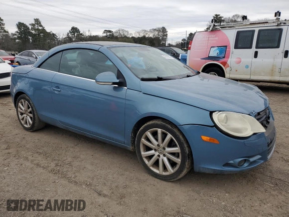 2007 Volkswagen Eos 2.0T with VIN WVWBA71F67V048150, listed as a Copart auction lot 47478245 with 123,640 mi miles and Salvage Title. Bid and sale history available at DreamBid. Image 4.