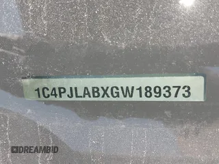 2016 Jeep Cherokee Altitude with VIN 1C4PJLABXGW189373, listed as a IAAI auction lot 42174854 with 153,052 mi miles and . Bid and sale history available at DreamBid. Image 9.