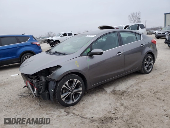 2016 Kia Forte EX z VIN KNAFX4A82G5522673, wystawiony jako Copart lot #86063904 z przebiegiem 85 576 mil mil oraz Szkoda całkowita • Salvage title. Historia ofert i sprzedaży dostępna na DreamBid. Obrazek 1.