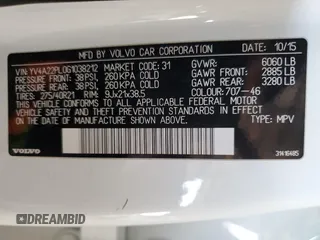 2016 Volvo XC90 T6 Inscription с VIN YV4A22PL0G1038212, выставлен на аукционе Copart как лот 56499465 с пробегом 128 544 миль миль и Списание • Salvage title. История ставок и продаж доступна на DreamBid. Изображение 13.