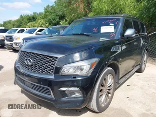 2016 Infiniti QX80 with VIN JN8AZ2NE9G9125213, listed as a IAAI auction lot 42397559 with 187,304 mi miles and . Bid and sale history available at DreamBid. Image 2.