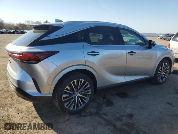 2025 Lexus RX 350 with VIN 2T2BAMCA6SC090597, listed as a Copart auction lot 48307175 with 946 mi miles and Salvage Title. Bid and sale history available at DreamBid. Image 3.