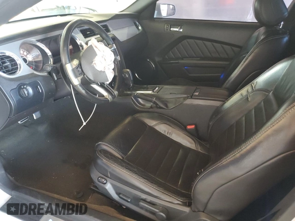 2014 Ford Mustang V6 with VIN 1ZVBP8AM4E5222570, listed as a Copart auction lot 57325885 with 207,535 mi miles and Salvage title. Bid and sale history available at DreamBid. Image 7.