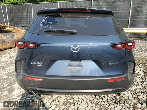 2023 Mazda CX-50 S Premium Plus with VIN 7MMVABEM0PN117875, listed as a Copart auction lot 59443705 with 40,946 mi miles and Salvage title. Bid and sale history available at DreamBid. Image 6.