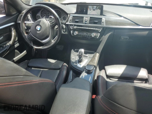 2018 BMW 4 Series 430i xDrive with VIN WBA4J3C54JBL03258, listed as a Copart auction lot 62573315 with 48,370 mi miles and Salvage title. Bid and sale history available at DreamBid. Image 8.