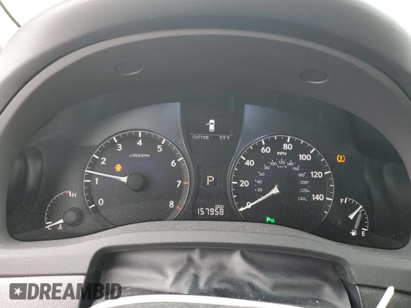 2012 Lexus RX 350 with VIN 2T2BK1BA7CC134072, listed as a Copart auction lot 58743945 with 157,958 mi miles and Salvage title. Bid and sale history available at DreamBid. Image 9.