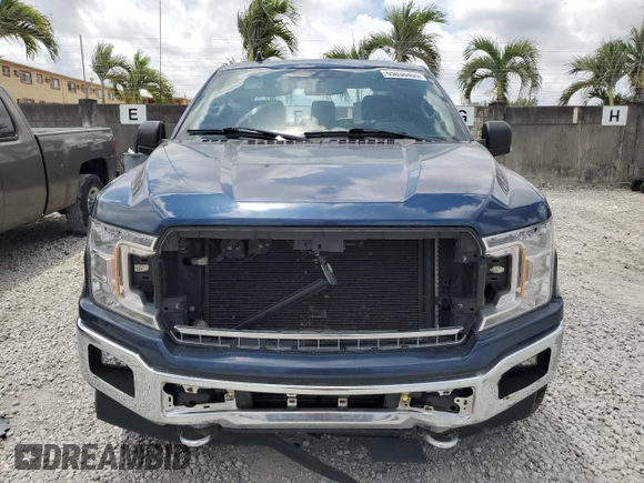 2019 Ford F-150 XL with VIN 1FTEX1EP1KKC63781, listed as a Copart auction lot 55036455 with 0 mi miles and Salvage Title. Bid and sale history available at carsss.com. Image 5.