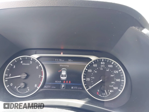 2024 Nissan Sentra SV with VIN 3N1AB8CV2RY315005, listed as a IAAI auction lot 42725881 with 36,271 mi miles and . Bid and sale history available at DreamBid. Image 7.