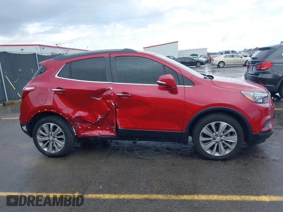 2018 Buick Encore Preferred with VIN KL4CJASB7JB701262, listed as a IAAI auction lot 41717933 with 55,321 mi miles. Bid and sale history available at carsss.com. Image 13.