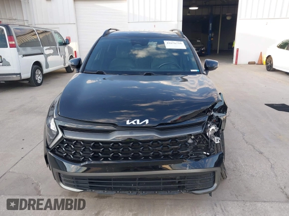 2023 Kia Sportage X-Line with VIN 5XYK6CAF8PG022151, listed as a IAAI auction lot 41676718 with 50,061 mi miles. Bid and sale history available at carsss.com. Image 12.