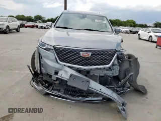2024 Cadillac XT6 FWD Premium Luxury with VIN 1GYKPCRS7RZ704046, listed as a Copart auction lot 62534055 with 25,644 mi miles and Salvage title. Bid and sale history available at DreamBid. Image 5.