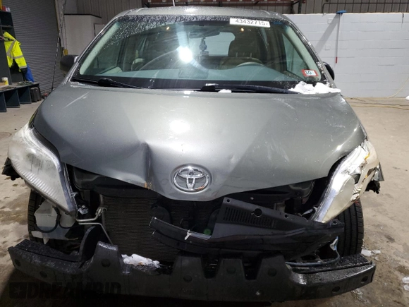 2012 Toyota Sienna with VIN 5TDKA3DC0CS010900, listed as a Copart auction lot 43432715 with 135,395 mi miles and Salvage Title. Bid and sale history available at DreamBid. Image 5.
