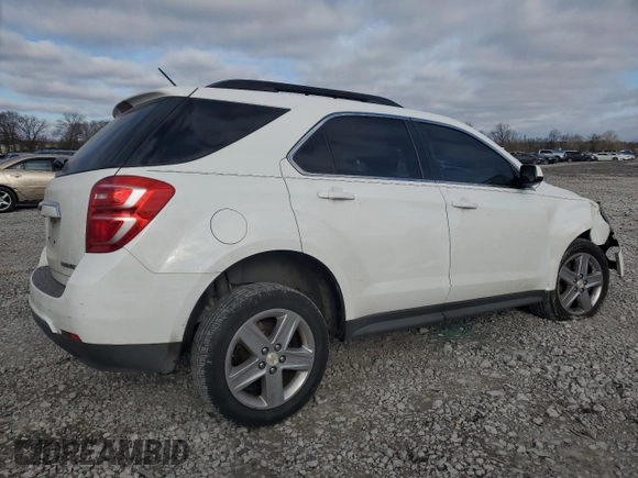2016 Chevrolet Equinox LT z VIN 1GNALCEK6GZ107106, wystawiony jako Copart lot #41696495 z przebiegiem 156 027 mil mil oraz Szkoda całkowita • Salvage title. Historia ofert i sprzedaży dostępna na DreamBid. Obrazek 3.