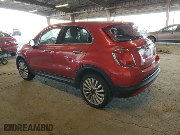 2016 FIAT 500X Lounge with VIN ZFBCFXDTXGP388321, listed as a Copart auction lot 82847124 with 57,545 mi miles and Salvage Title. Bid and sale history available at carsss.com. Image 2.