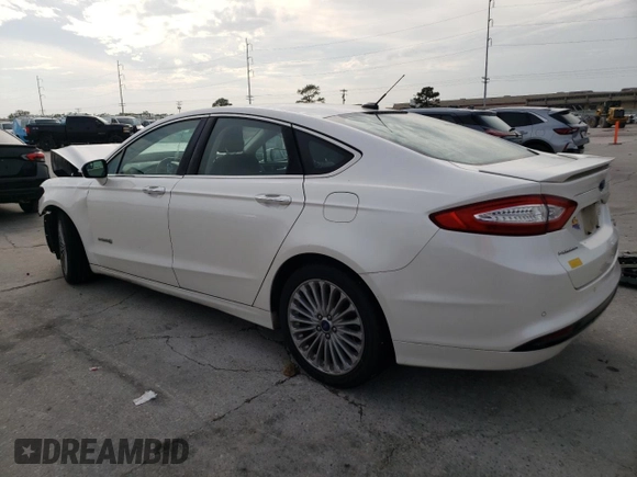 2014 Ford Fusion Titanium Hybrid with VIN 3FA6P0RU7ER333062, listed as a Copart auction lot 53961035 with 160,898 mi miles and Salvage Title. Bid and sale history available at carsss.com. Image 2.