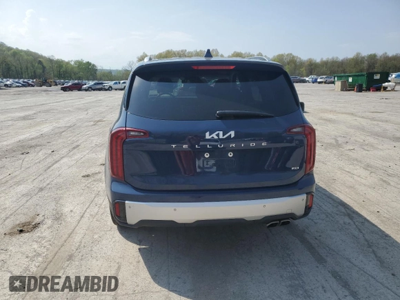 2024 Kia Telluride S with VIN 5XYP6DGC7RG527075, listed as a Copart auction lot 54423145 with 12,033 mi miles and Salvage title. Bid and sale history available at DreamBid. Image 6.